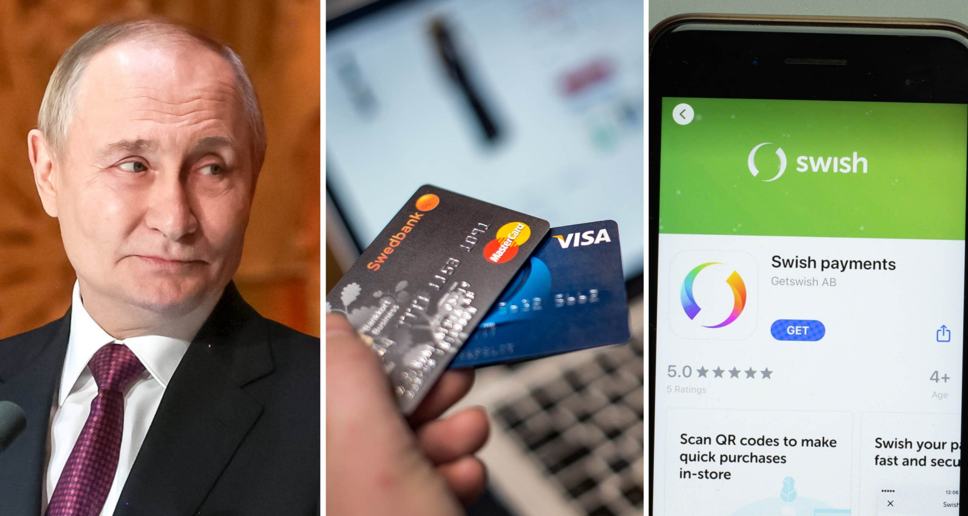 Kontantlösa Sverige sårbart för ryska cyberattacker