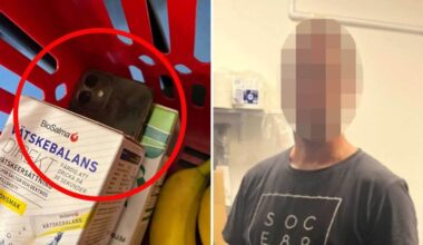 Man filmade under kunders kjolar på Ica Maxi i Västerås