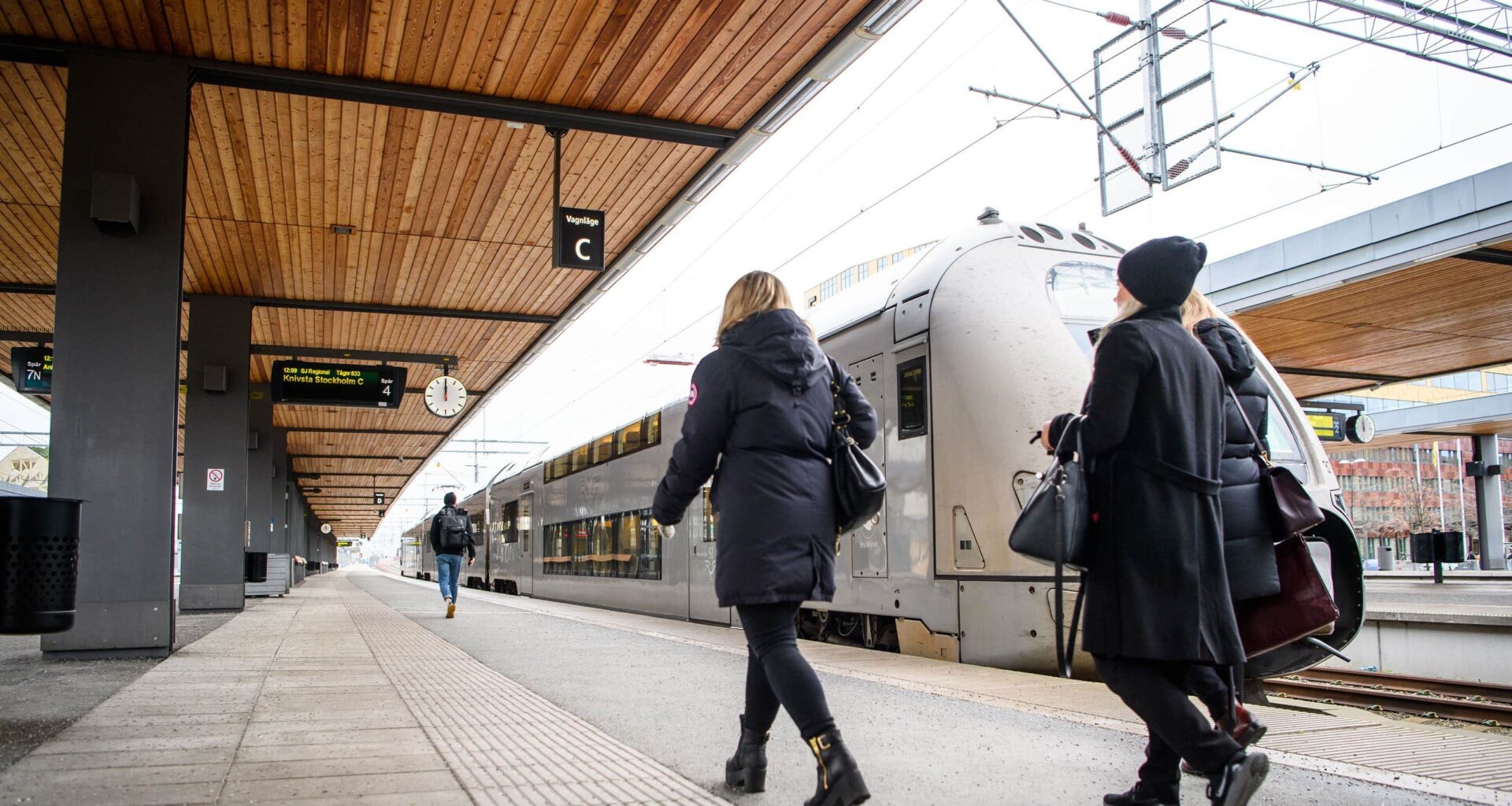 Tågen går inte förbi Uppsala C i helgen