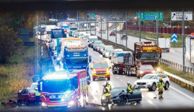 Totalstopp rådde på E18 i Karlstad efter olycka – tre ambulanser larmades - NWT