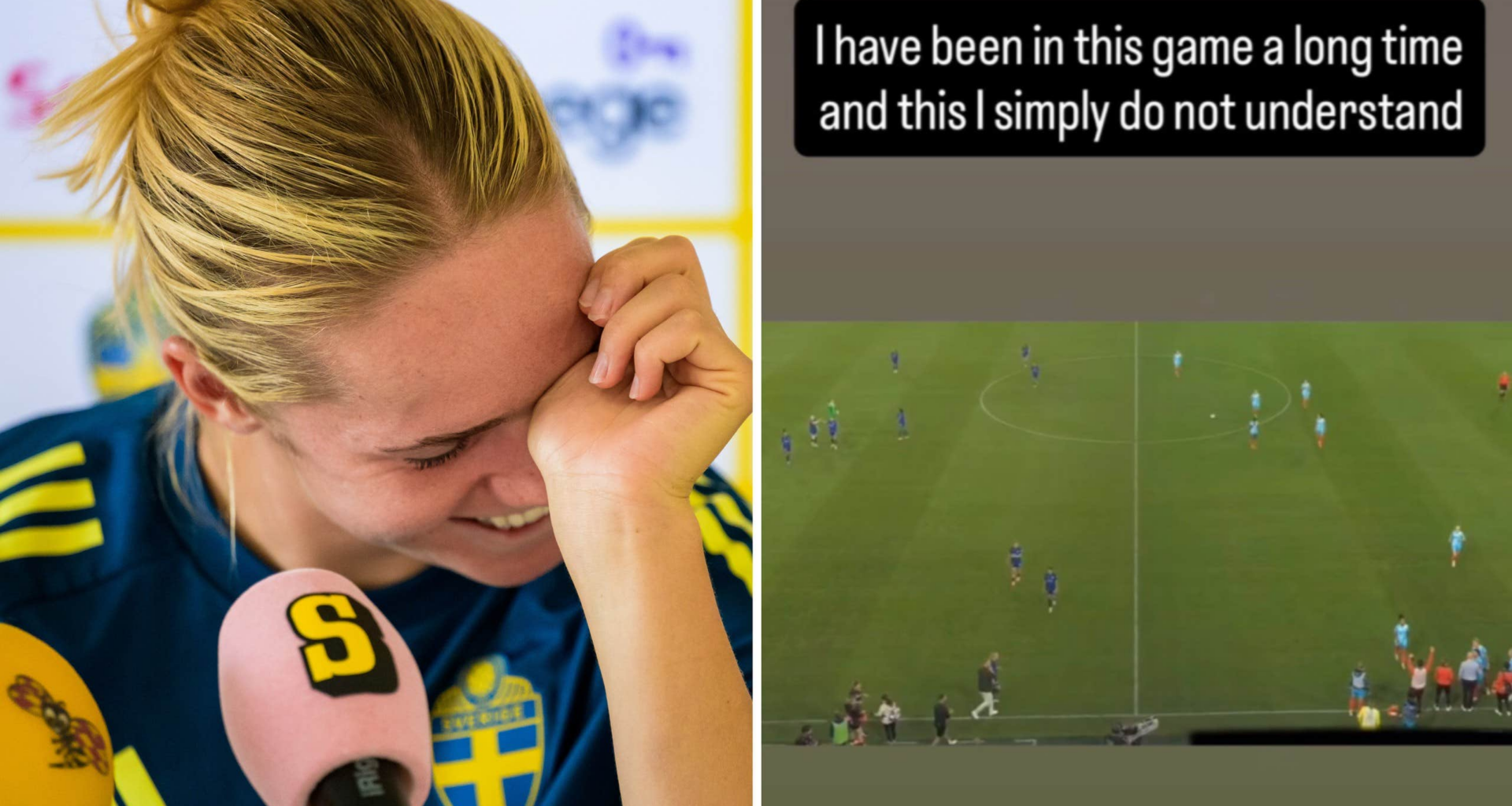 Hanna Lundkvist om märkliga bilderna: ”Man blev lite ställd” | Landslaget