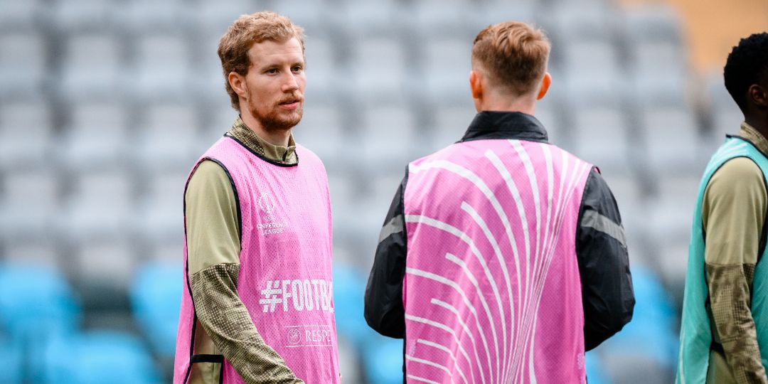 Simon Gustafson inför den första hemmamatchen i Conference League