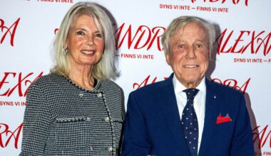 Aje Philipsson visar upp nya kärleken Gisela Warbert