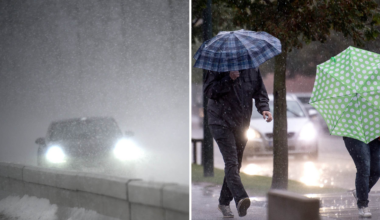 Nu kommer höstrusket med regn kyla och snö