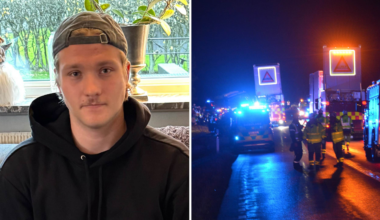 Oscar hamnade mitt i dödsolyckan utanför Hestra