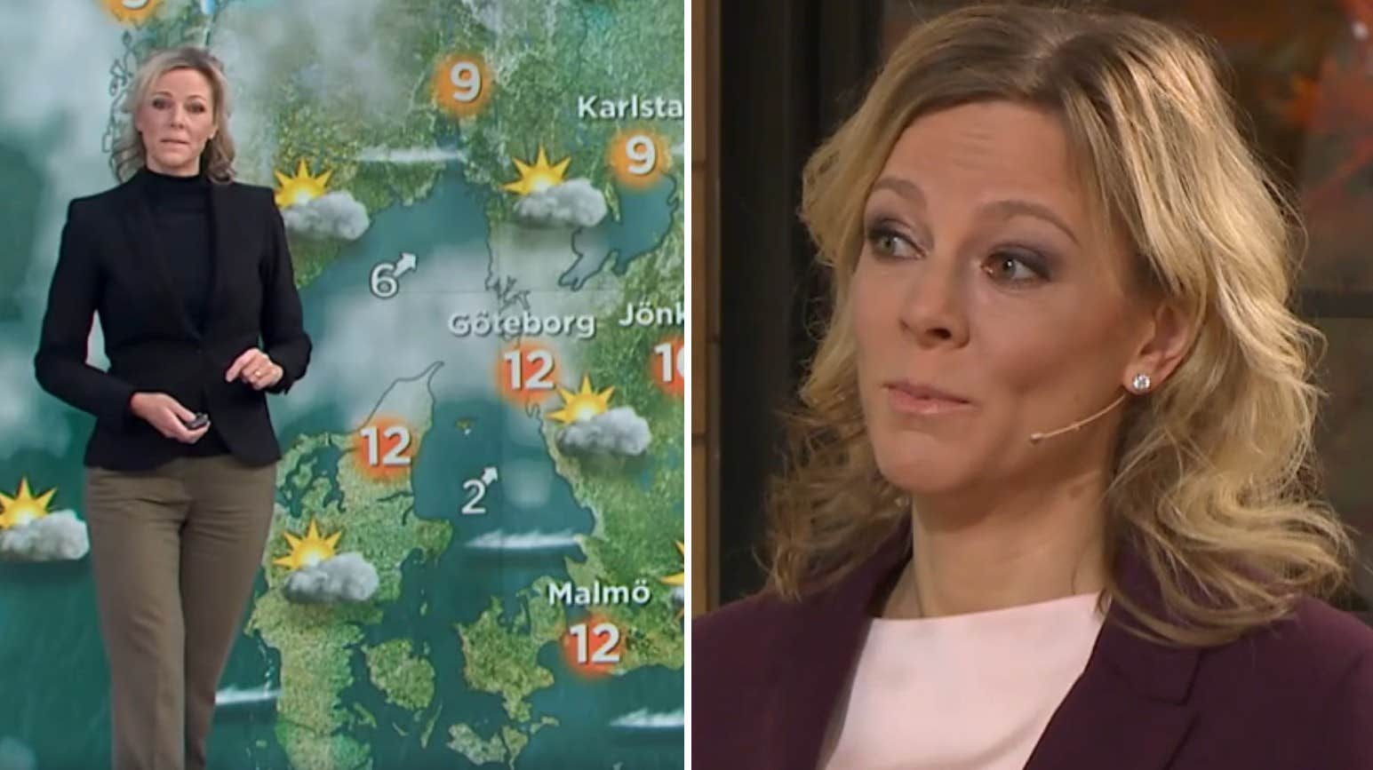Meteorolog Linda Erikssons ord om hyllningarna från TV4-tittarna