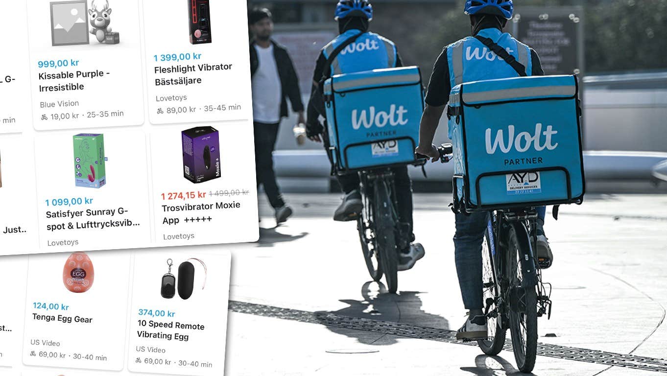 Sexleksakerna som svenskar beställer ”när det är bråttom”