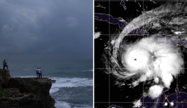 Orkanen Melissa ökar i styrka – närmar sig Jamaica