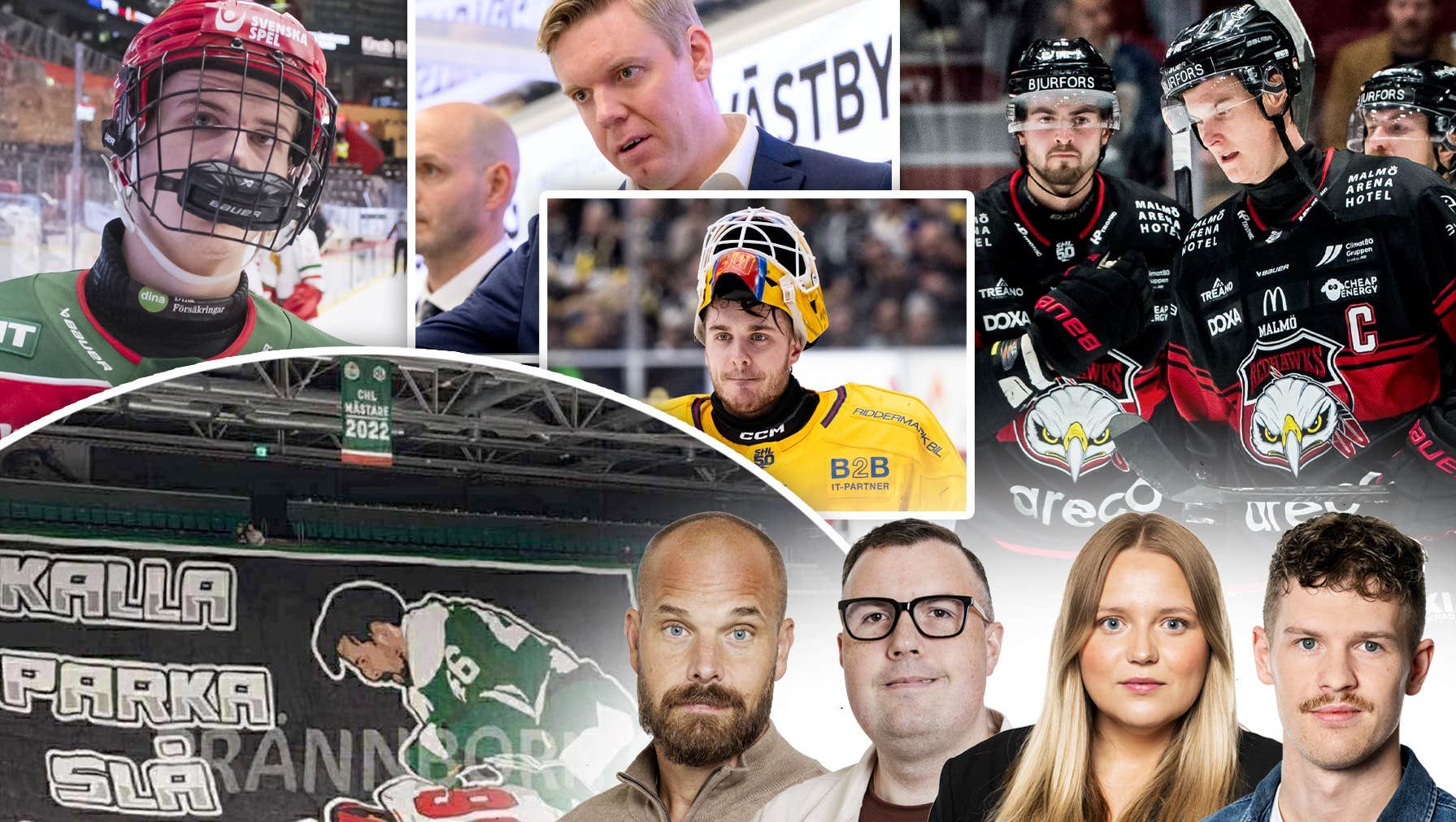 Hockeypanelen om ödesveckan, Djurgårdens målvaktsproblem, Malmös usla form och tifo-bråket | SHL