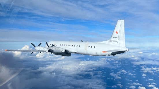 Ryska spaningsflygplan över Östersjön