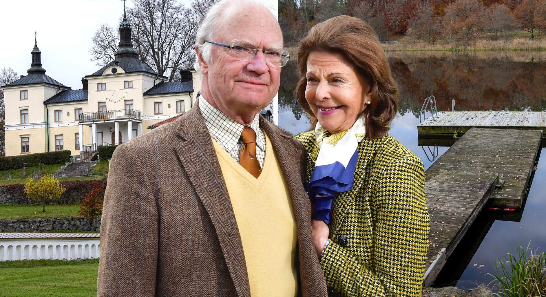 Brygga utan bygglov har anlagts vid kungens slott