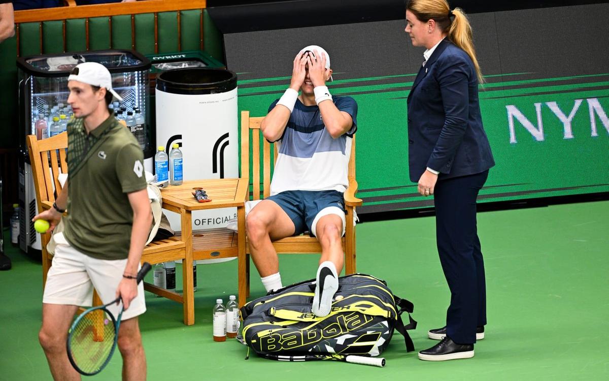 Holger Rune bröt semifinalen i tårar