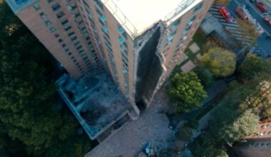 Skyskrapa i New York delvis raserad i gasexplosion