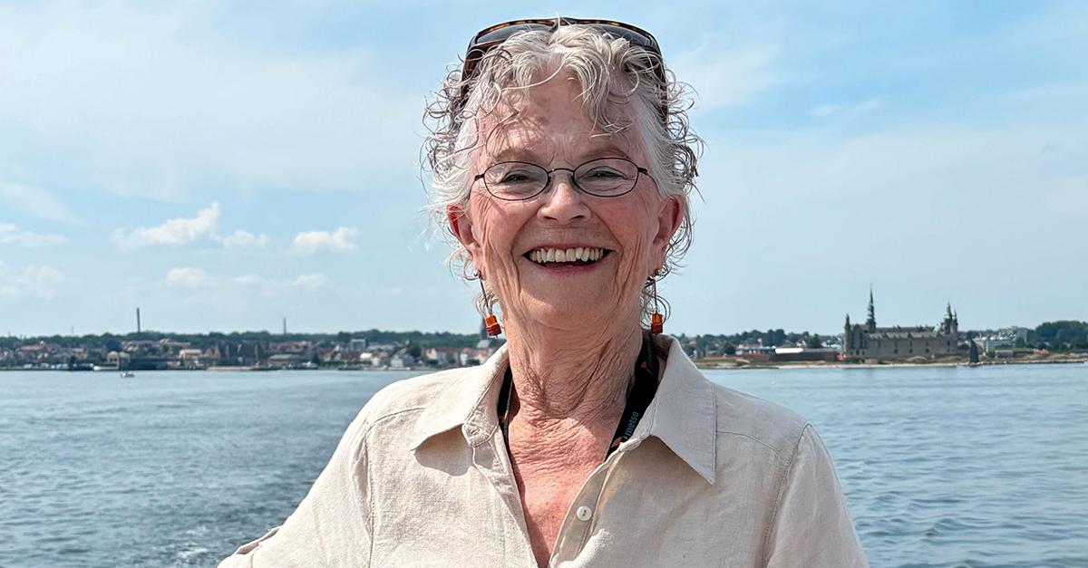 Gudrun, 86, är äldst på högskoleprovet