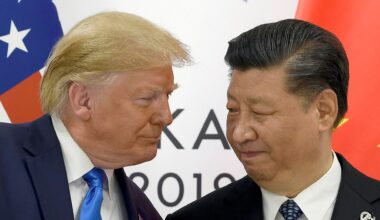 Möte mellan Trump och Xi