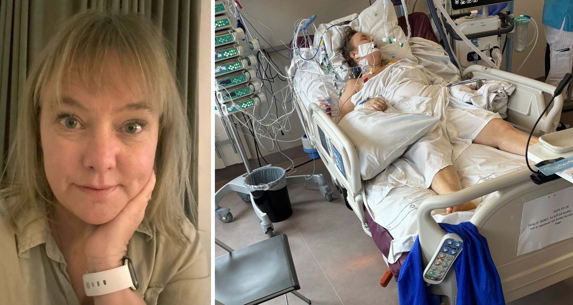 Anna, 51, fick influensa – låg nedsövd i åtta dygn