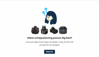 Moderna Avlopp lanserar "Avloppsguiden" – en smart digital vägledning till rätt avloppslösning
