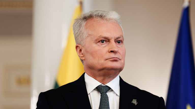 President Gitanas Nausėda.