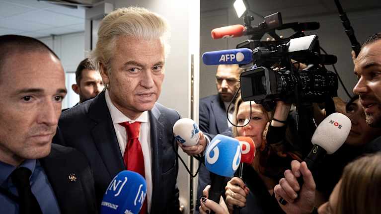 PVV-ledaren Geert Wilders.