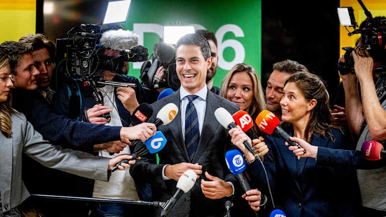 D66-ledaren Rob Jetten.