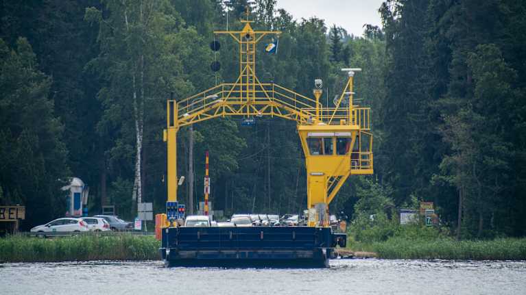 Pellingefärjan i Borgå.