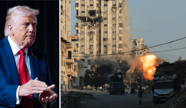 Kraftiga attacker mot Gaza – trots Trumps uppmaning