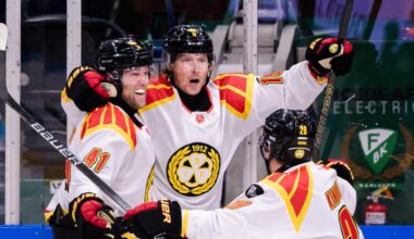 Nicklas Bäckström gör första Brynäsmålet på 18 år