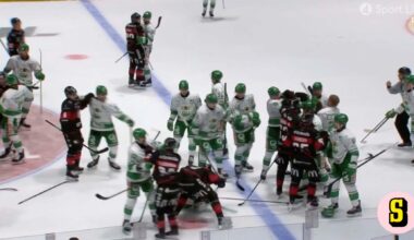 Jättebråk mellan Malmö och Rögle och i SHL