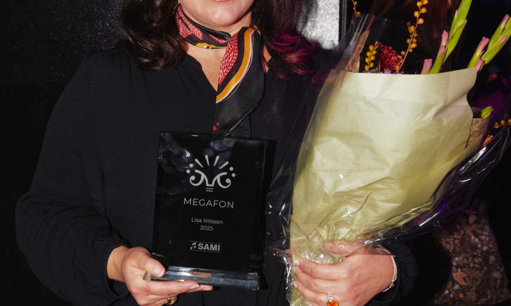 Nya SAMI-priset Megafon till Lisa Nilsson