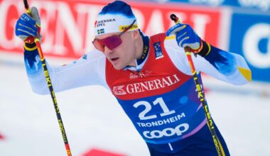 Sveriges skidherrar snuvas på en OS-plats i vinter