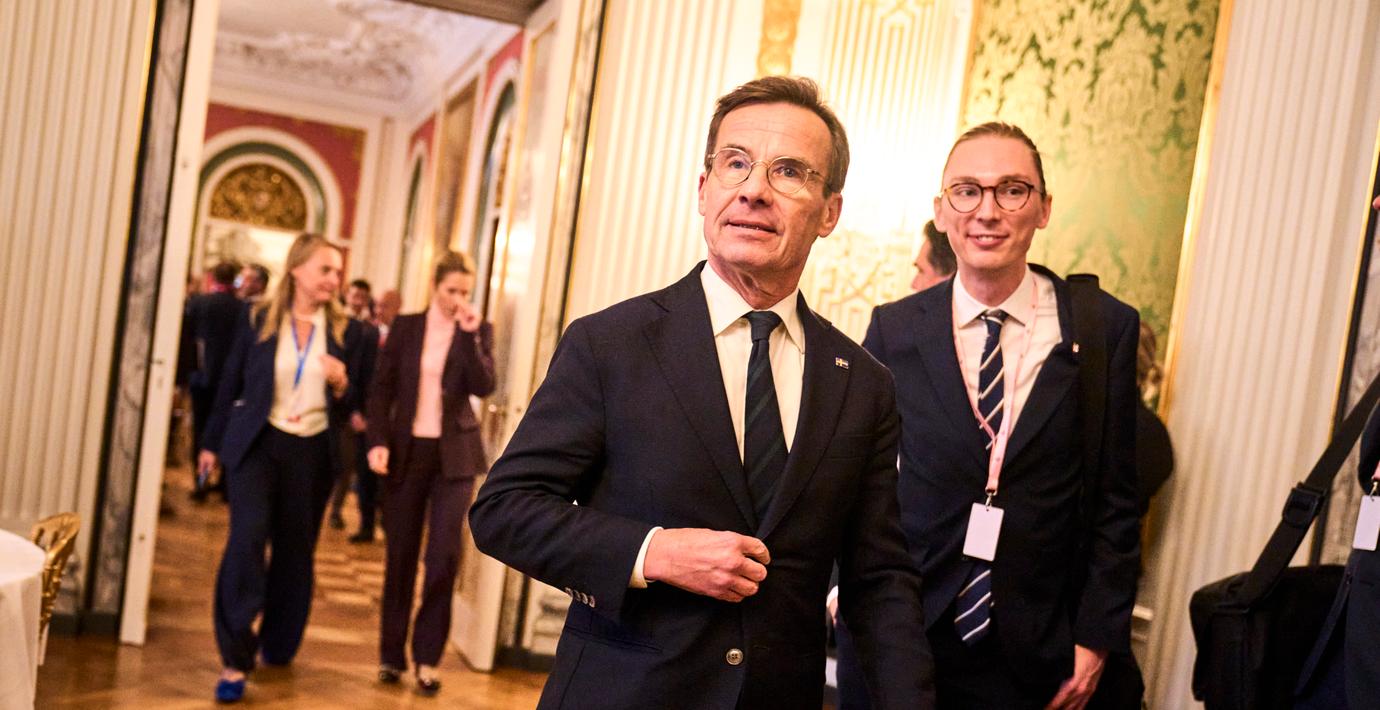 Kristersson om frysta ryska tillgångar: ”Framsteg”