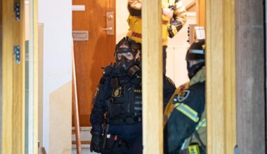 Vätska uthälld i Norrköping – två personer till sjukhus