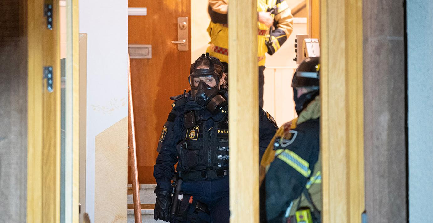 Vätska uthälld i Norrköping – två personer till sjukhus