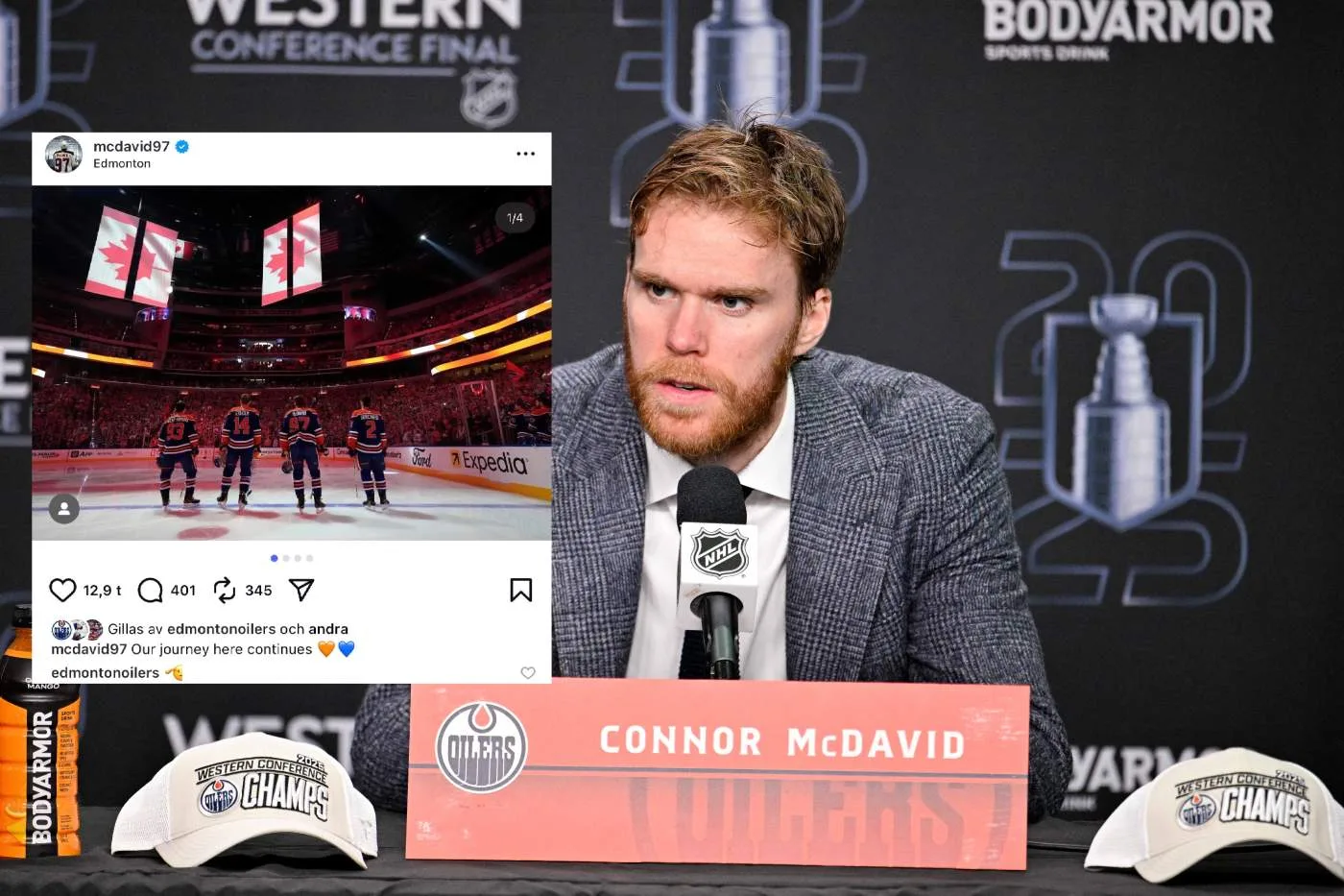 Connor McDavid förlänger med Oilers: ”Vår resa fortsätter”