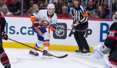 Emil Heineman bakom New York Islanders seger mot Detroit