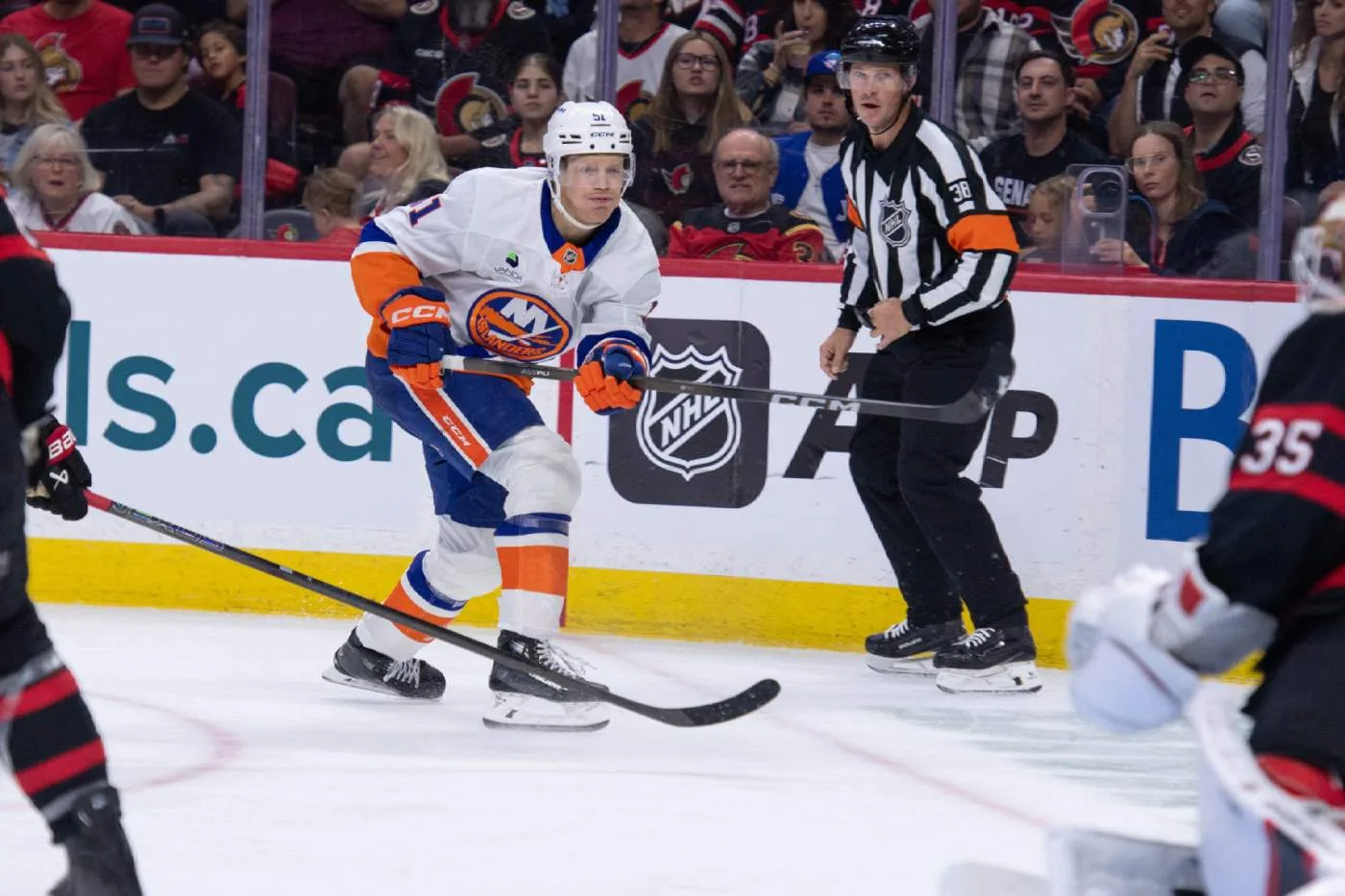 Emil Heineman bakom New York Islanders seger mot Detroit