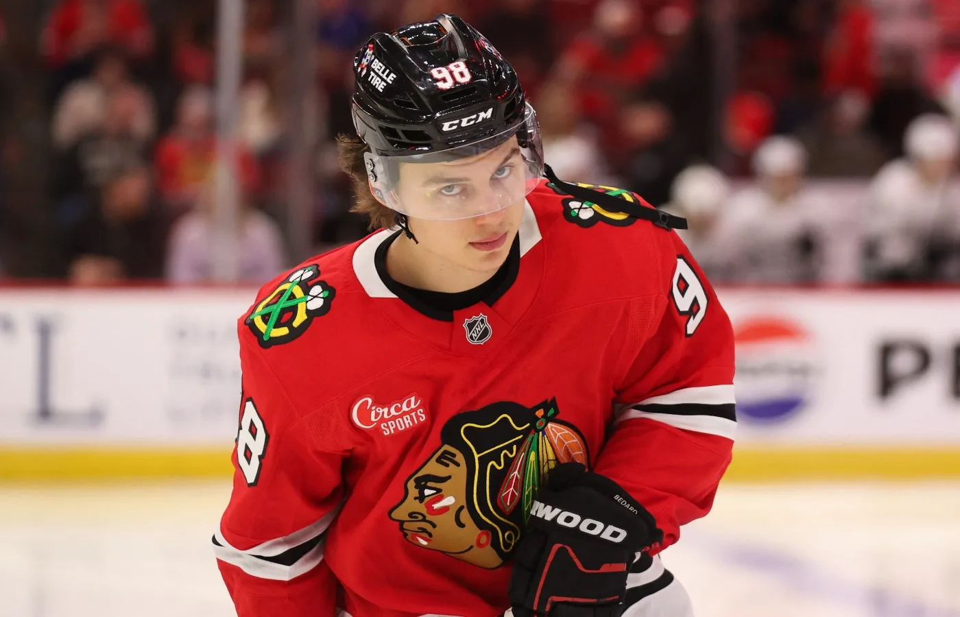 Connor Bedard sköt hattrick på Linus Ullmark