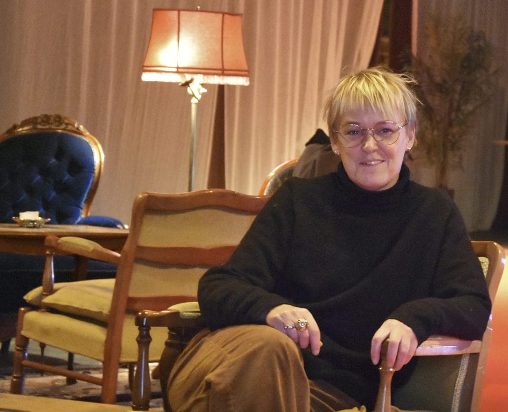 Manusförfattaren och regissören Maria Blom. Foto: Sonny Jonasson