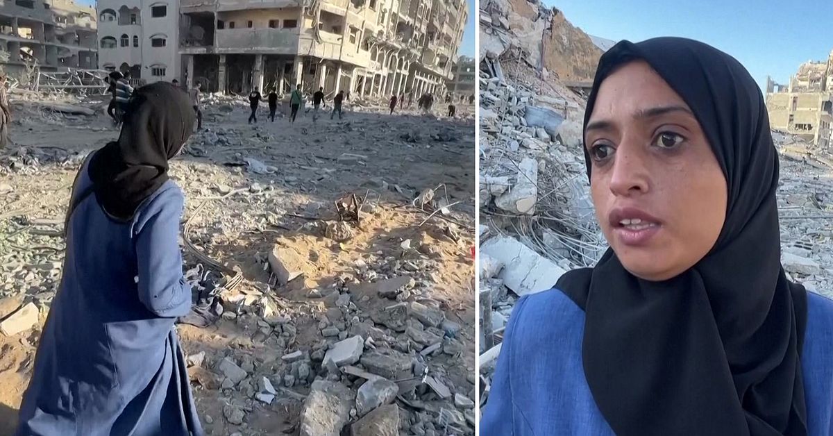 Fidaa återvänder till ruiner i Gaza stad: ”Kan inte hitta mitt hem”