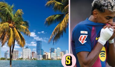 Historiska matchen mellan Barcelona-Villarreal i Miami skjuts upp