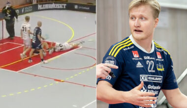 Stängs av efter tacklingen: ”Hög risk för skada”