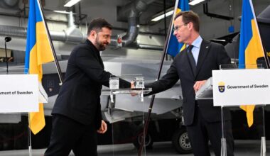 Zelenskyj tackar Sverige: ”Ett historiskt avtal”