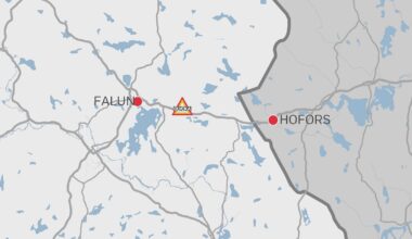Trafikolycka på E16 utanför Falun – begränsad framkomlighet