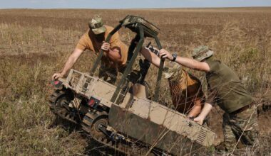 Ryska soldater överlämnade sig – till ukrainsk robot