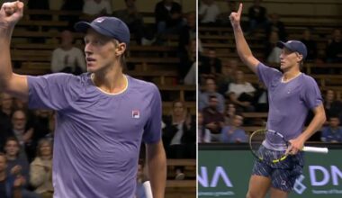 Tennis: Leo Borg pressade tidigare mästaren: ”Tennisgodis!”