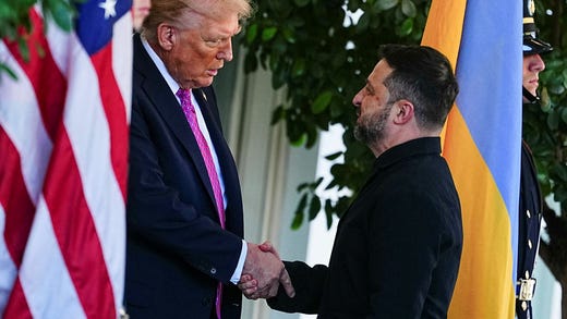 Donald Trump och Volodymyr Zelenskyj.