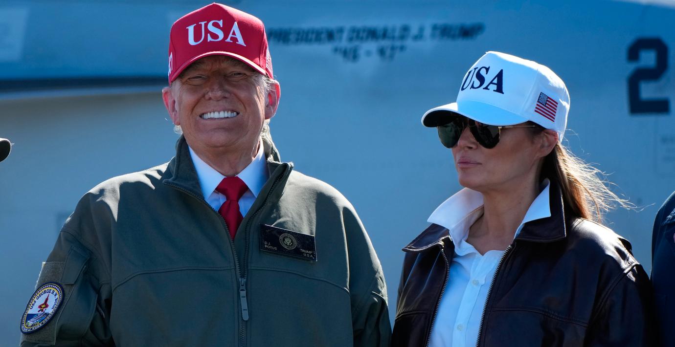 Melania Trump tar avstånd från makens balsal