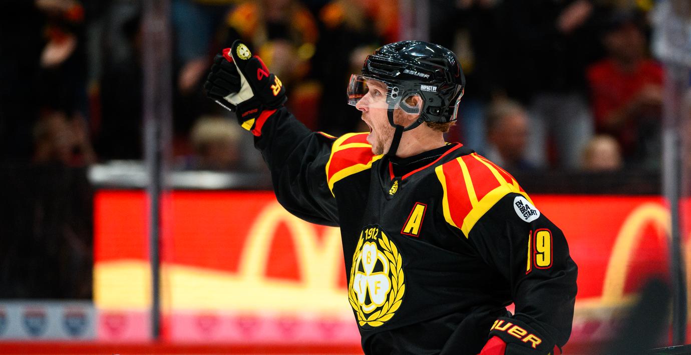 Bäckström i målprotokollet när Brynäs slog Leksand