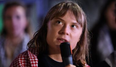 Greta Thunberg fastkedjad i Arjeplog - Västerbottens-Kuriren