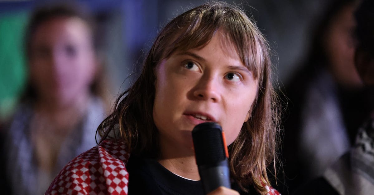 Greta Thunberg fastkedjad i Arjeplog - Västerbottens-Kuriren